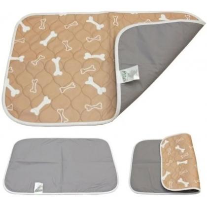 Пелёнка впитывающая многоразовая для животных, коричневая, 70х80см-2