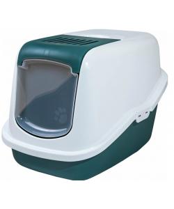 Туалет-домик для кошек NESTOR Nordic Collection 56*39*38,5см, зеленый