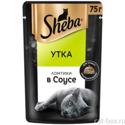 Паучи для кошек "Ломтики в соусе с уткой"-0