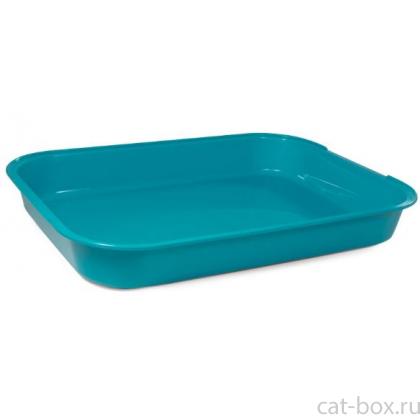 Туалет для кошек без сетки "Кузя", 38*28*5,5см-0