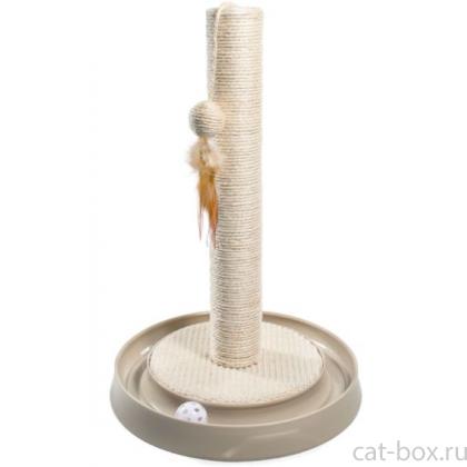 Когтеточка-столбик из сизаля "2в1", 37*37*53см-0