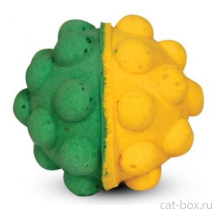 Игрушка для кошек "Мяч-мина" двухцветный, d4,5см, 4шт.-0