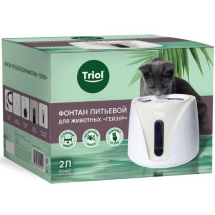 Фонтан питьевой для животных "Гейзер", 2л, d20*16см-2