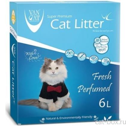 Комкующийся наполнитель с ароматом весенней свежести, 6л, коробка-0