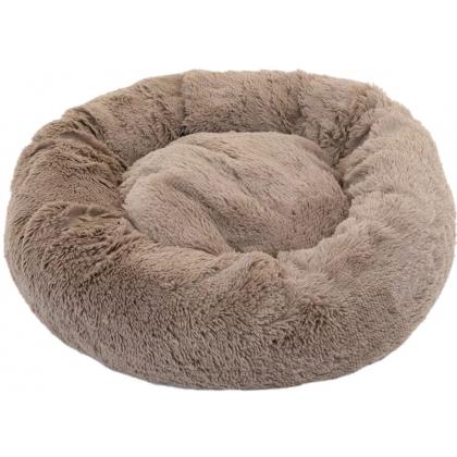 Лежак для животных CLOUD, искусственный мех, коричневый-3