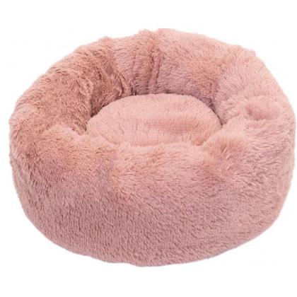 Лежак для животных CLOUD, искусственный мех, розовый-1