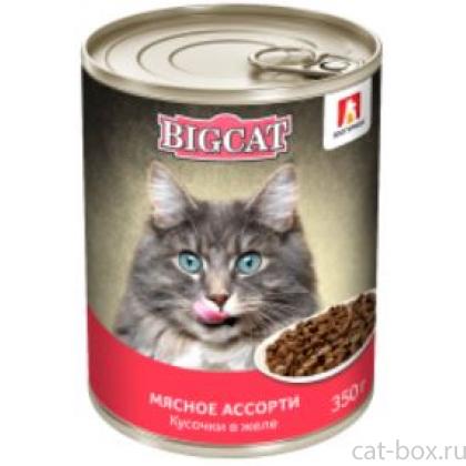 Консервы для кошек «мясное ассорти», кусочки в желе-0