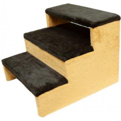 Лесенка-дом для домашних животных, мех бежевый, 47,5*41*35,5см-1