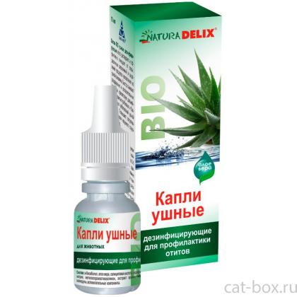 Капли Natura Delix BIO дезинфицирующие для ушей, для животных-0