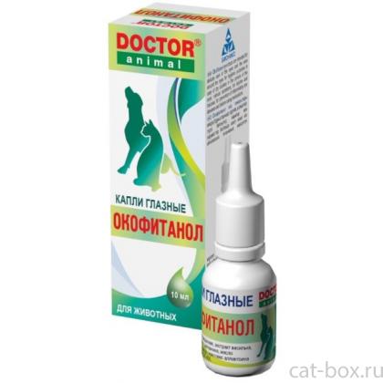 Глазные капли DOCTOR Animal Окофитанол, для домашних животных-0
