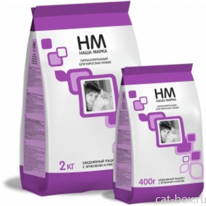 Для взрослых кошек с ягненком и рисом-0