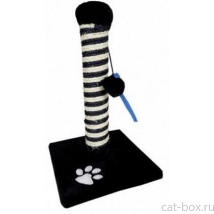 Когтеточка "Эко-Столбик" черная, 25*25*43см -0