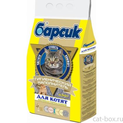 Для КОТЯТ: впитывающий наполнитель на 4,54л:-0
