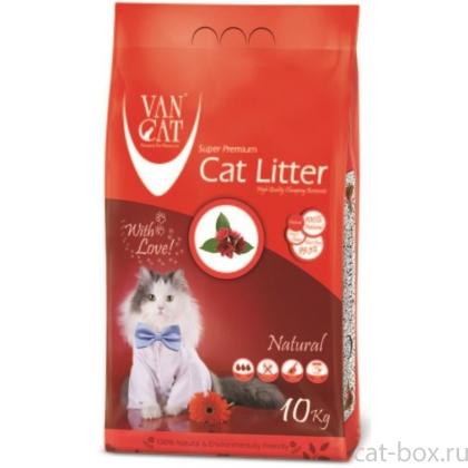 Комкующийся наполнитель "100% Натуральный", без пыли, пакет (Natural)-0