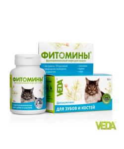 Фитомины для Зубов и Костей (кошка), 100таб.