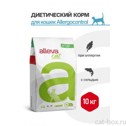 Alleva Care Cat Adult Allergocontrol 10 кг сухой диетический корм для взрослых кошек при пищевой аллергии-0