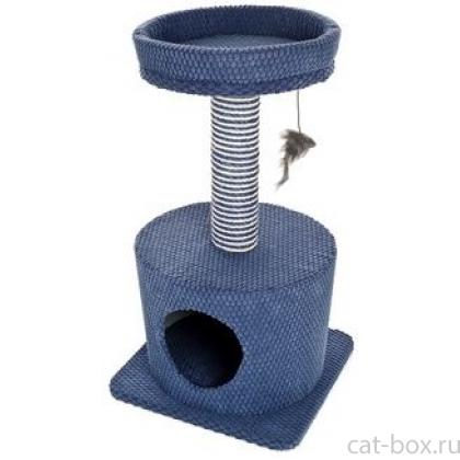 Игровой комплекс-когтеточка "Ночь" 40*40*72 см (TIRAGRAFFI NOTTE) -0