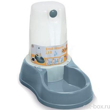 Автопоилка Break Reserve, синяя, 1,5л-0