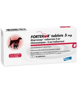 Фортекор Ингибитор АПФ, 5 мг, 14 таблеток