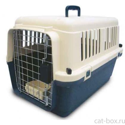 Переноска пластиковая SMALL, для АВИАПЕРЕВОЗОК, 60,7*40*40,5 см (5103)-0