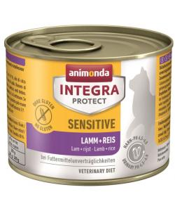Консервы Integra для взрослых кошек при пищевой аллергии с ягненком и рисом (Sensitive) 001/86857