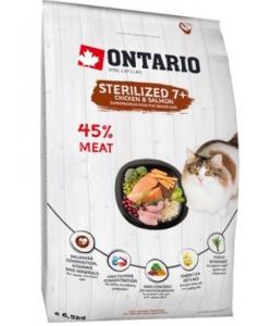 Для пожилых стерилизованных кошек с курицей (Ontario Cat Sterilised 7+)