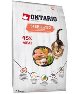 Для стерилизованных кошек с лососем (Ontario Cat Sterilised Salmon)