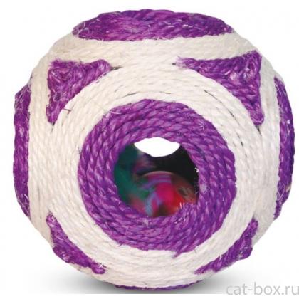 Когтеточка-игрушка "Мяч-погремушка" 11см (309NT)-0