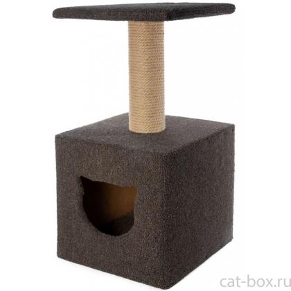 Игровой комплекс «Лофт» квадратный, 36*36*67 см, джут, ковролин-0