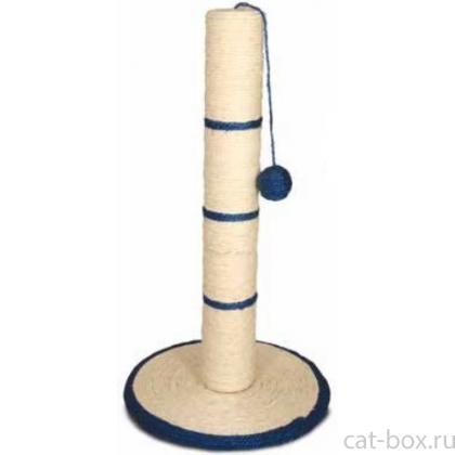 Когтеточка на подставке с шариком, d35*62 см (475NT)-0