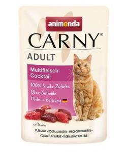 Паучи для кошек - мясной коктейль (CARNY ADULT)