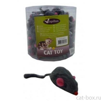 Игрушка "Веселый мышонок" с погремушкой, вельвет -0