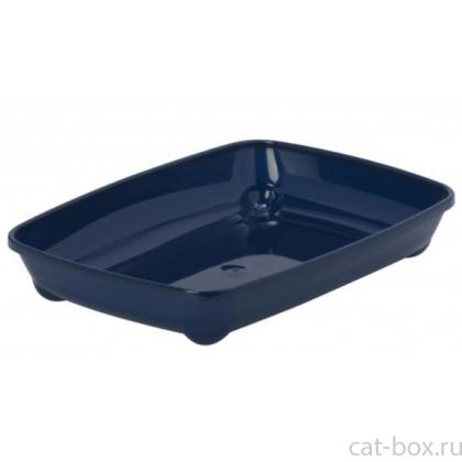 Туалет-лоток для кошек малый Artist Small, 37*28*6 см, черничный-0