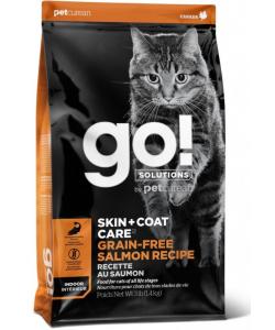 Беззерновой для котят и кошек с лососем (GO! SKIN + COAT Grain Free Salmon Recipe CF)