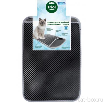 Коврик для кошачьего туалета двухслойный "Сито", 58,5*41см-0