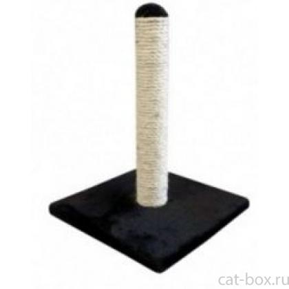 Когтеточка-столбик "Клаудиа" 29*29*39см, черная-0
