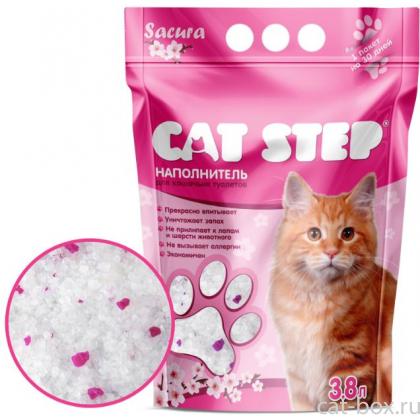 Наполнитель силикагелевый Crystal Pink, 3,8 л-0