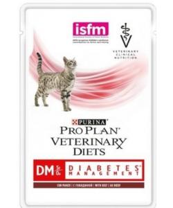 Кусочки в соусе для кошек при сахарном диабете с говядиной (Feline DM)