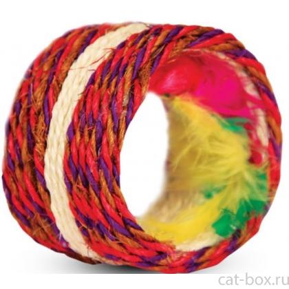 Игрушка "Валик из сизали", 7,6 см (288NT)-0