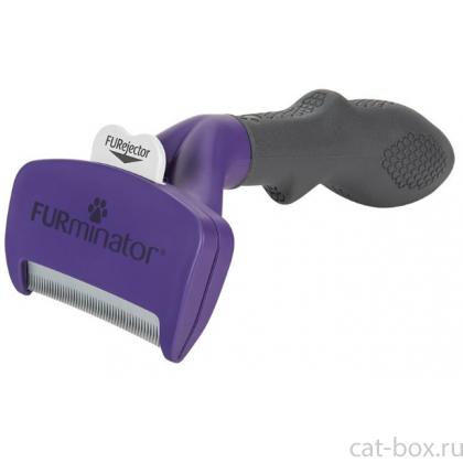 Фурминатор M/L для больших кошек c короткой шерстью-0