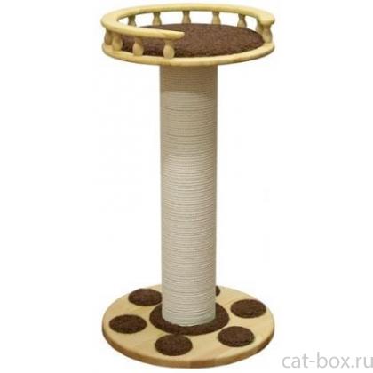 Когтеточка из дерева для кошек "Ля Пачинья"  48*87 см, хлопок-0