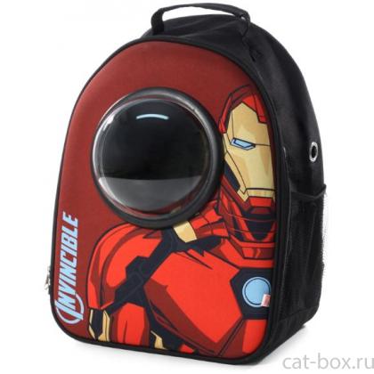 Сумка-рюкзак для животных Marvel Железный человек, 45*32*23см-0