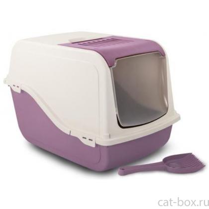 Туалет закрытый с угольным фильтром и совком ARIEL TOP FREE 57*39*38 см-0