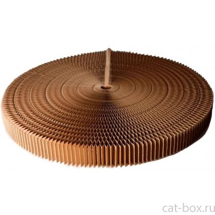 Двухсторонняя раздвижная лежанка-когтеточка, картон, 52см-0