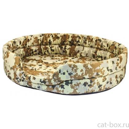 Лежак овальный стёганный "Хантер-ВЕПРЬ" -0