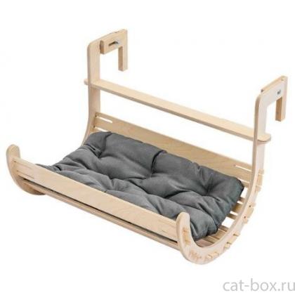 Гамак на батарею с лежанкой серия "Скандинавия" разборная, 51*45*h34см -0