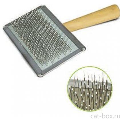 Пуходерка средняя с каплей, 13.5*11.5 см (102A)-0