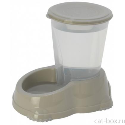 Автопоилка Smart, 1,5л, теплый серый-0