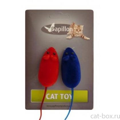 Игрушка мышка, вельвет, 6см,-0