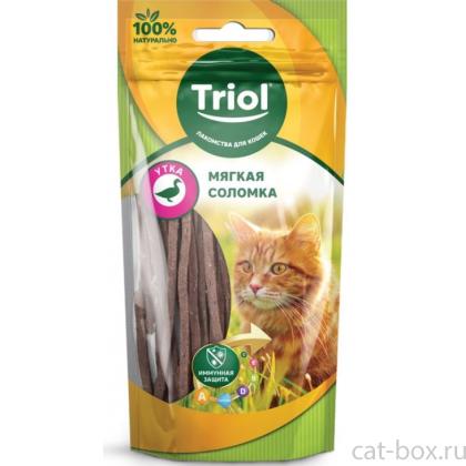 Мягкая соломка из утки для кошек-0